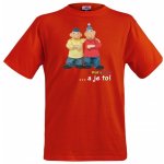 tričko Pat a Mat červená – Zboží Dáma