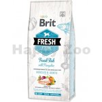 Brit Fresh Fish with Pumpkin Adult Large Muscles & Joints 12 kg – Zboží Dáma