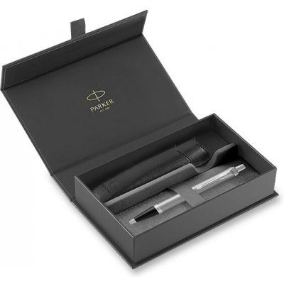 Parker 1502/3293631 IM Stainless Steel CT sada dárková sada kuličkové tužky v kazetě s pouzdrem – Zboží Dáma