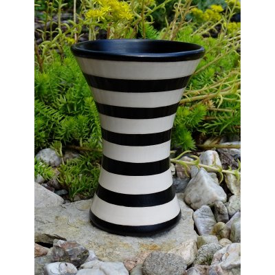 Dekorativní váza malá (pruhy, 16 cm) – Hledejceny.cz