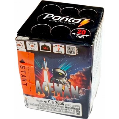Ohňostroj SPACEMAN 9 ran 20mm – Hledejceny.cz