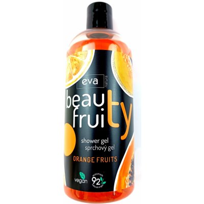 Eva Natura Beauty Fruity Orange Fruits sprchový gel s vůní oranžového ovoce 400 ml – Zboží Mobilmania