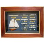 SEA Club Obraz - námořní uzly, 36 x 26 cm 5585