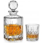 Crystal Bohemia Whisky set Brixton (1 karafa + 6 sklenic) – Zboží Mobilmania