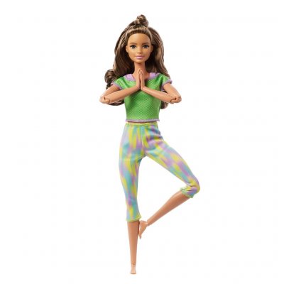 Barbie V pohybu Hnědovláska v zeleném – Zboží Mobilmania