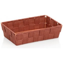 Kela Koš Alvaro 23 x 15 cm plast cihlová KL-24561