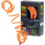 KIK KX4955 LED ambientní osvětlení pro auto/auto USB/12V páska 5m oranžová | Zboží Auto