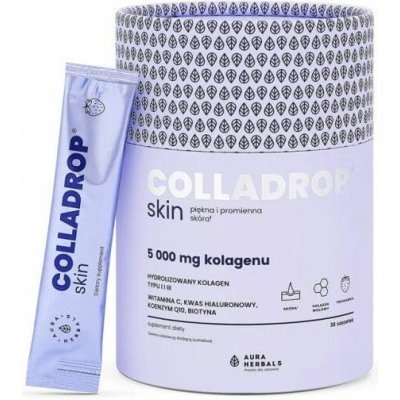 Aura Herbals Colladrop Skin Kolagen 5000 mg sáčky 30 ks x 8,8 g – Hledejceny.cz