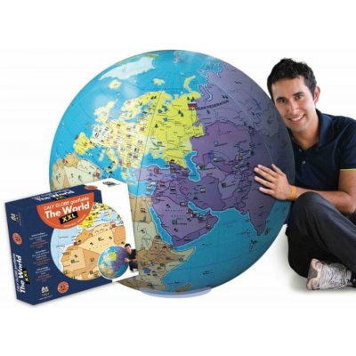 CALY Nafukovací globus 85 cm - Zeměkoule XXL – Zboží Mobilmania