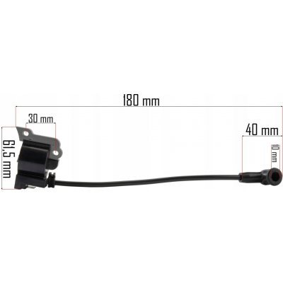 RED TECHNIC ZAPALOVACÍ CÍVKA PRO BENZÍNOVÝ FOUKAČ RTODL0058, ZAPALOVÁNÍ KE SVÍČCE 180mm – Hledejceny.cz