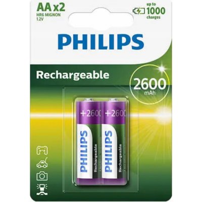 Philips AA 2600mAh 2ks R6B2A260/10 – Sleviste.cz