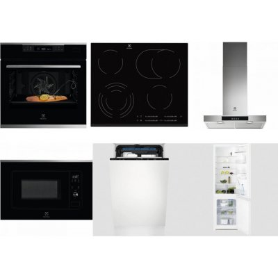 Set Electrolux KOBCS31X + EHF6547FXK + LFT426X + LMS2203EMX + EEM23100L + LNT3LF18S – Hledejceny.cz