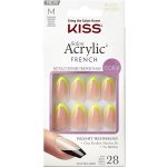 KISS Nalepovací nehty Salon Acrylic French Color Hype 28 ks – Hledejceny.cz