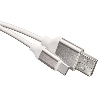 Emos SM7025W USB 2.0 A/M - C/M, 1m, bílý – Zbozi.Blesk.cz