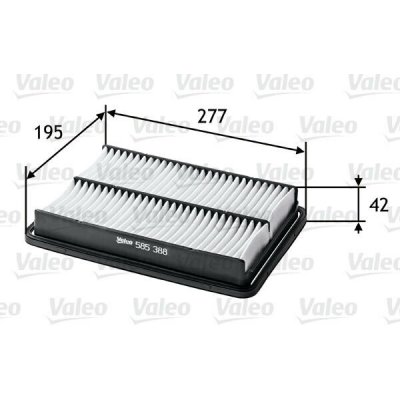 Vzduchový filtr VALEO 585388 – Hledejceny.cz