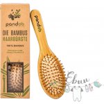 Pandoo Bambusový kartáč na vlasy s přírodními štětinami – Zboží Dáma