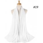 Šifónový šál přes společenské šaty Bílá – Zboží Dáma