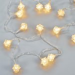 Nexos Sada osvětlení hvězdy 20 LED teplá bílá 3 ks – Hledejceny.cz