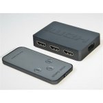 PremiumCord HDMI switch 3:1 plastový,dálkové ovl. khswit31c – Zbozi.Blesk.cz