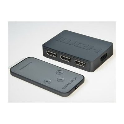 PremiumCord HDMI switch 3:1 plastový,dálkové ovl. khswit31c – Zbozi.Blesk.cz