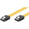 PC kabel PremiumCord kfsa-20-05 0,5m SATA 3.0 datový kabel, kov.západka