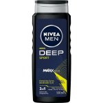 Nivea Men Deep Sport sprchový gel na tělo, tvář a vlasy 500 ml – Sleviste.cz