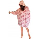 F&F 102 dámské župan ové pončo růžové – Zboží Dáma