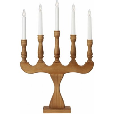MAR 706279 Svaneholm hnědý adventní svícen 5 žárovek - Markslöjd – Hledejceny.cz