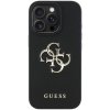 Pouzdro a kryt na mobilní telefon Apple Guess Grained 4G Metal Logo kryt pro iPhone 15 Pro Max - černý 57983124151