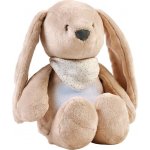 Nattou usínaček plyšový hudební se světýlkem a senzorem pláče 4v1 Sleepy Bunny Pale Brown – Zboží Dáma
