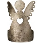 Ib Laursen Svícen Angel Heart Eira, stříbrná barva, kov – Hledejceny.cz