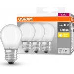 Osram sada 3x LED žárovka E27, Mini, 4W, 470lm, 2700K, teplá bílá – Zbozi.Blesk.cz