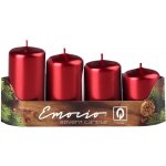 Emocio Metalik adventní stupně průměr 4 cm červené 4 ks – Zboží Dáma Emocio Metalik adventní stupně průměr 4 cm červené 4 ks – Zboží Dáma