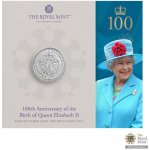 The Royal Mint Limited Pamětní mince 100. výročí narození královny Alžběty II. UK 2026 28,28 g – Zboží Dáma