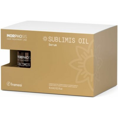Framesi Morphosis Sublimis Oil intenzivně hydratační sérum na vlasy 6 x 15 ml – Sleviste.cz