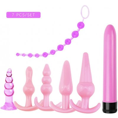 Shock Toys Erotický SET 7PCS Anal Plug Set Sex