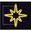 Vánoční osvětlení CITY SM-999066B Hvězdice 120x120 cm žlutá