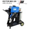Svářečka VECTOR WELDING MIG 225 + příslušenství + lahev + vozík