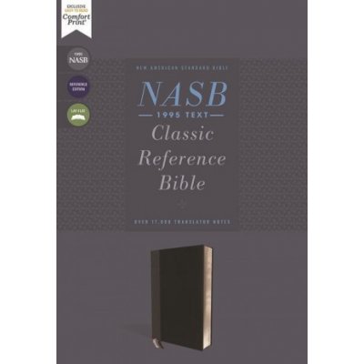 Nasb, Classic Reference Bible, Leathersoft, Black, Red Letter, 1995 Text, Comfort Print ZondervanImitation Leather – Hledejceny.cz