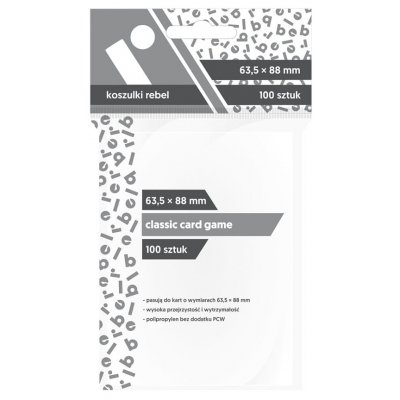 Obaly na karty Standard Rebel 63,5x88 mm – Zboží Živě