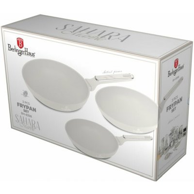 BERLINGERHAUS Sada pánví s titanovým povrchem 3 ks Sahara Marble Collection – Sleviste.cz