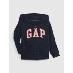 GAP dětská mikina Logo hoodie modrá – Zboží Mobilmania