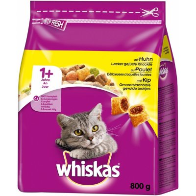 Whiskas 1+ Adult s kuřecím masem 1,9 kg