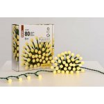 EMOS LED vánoční cherry řetěz kuličky 8 m venkovní i vnitřní teplá bílá časovač – Zboží Dáma