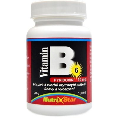 Nutristar Pyridoxin Vitamín B 6 10 mg 100 tablet – Hledejceny.cz