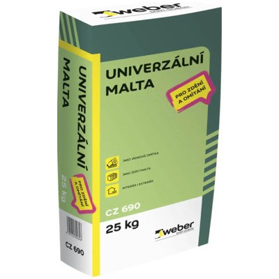 Malta Weber CZ 690 univerzální 25 kg – Hledejceny.cz