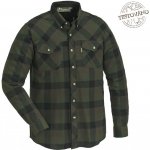 Pinewood košile dřevorubecká Lumbo flannel kostkovaná zelená – Sleviste.cz