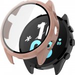 VSECHNONAMOBIL PC FULL COVER Plastový kryt se sklem pro Garmin Forerunner 165 růžový 72633 – Zbozi.Blesk.cz