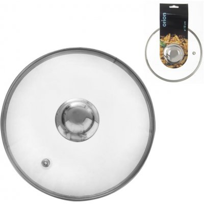 Orion poklice skleněná nerez úchyt 18cm – Sleviste.cz