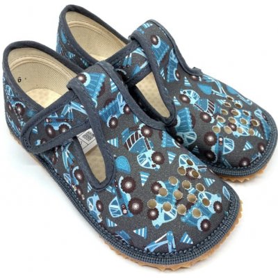 Beda barefoot bačkory Trucks perforované BF 060010/W/PF – Zboží Dáma